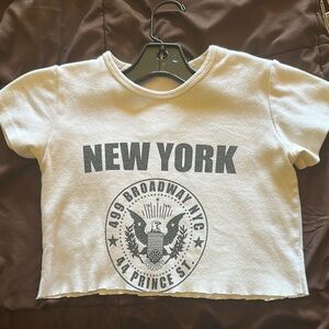 Reformation White Short Sleeve Tee